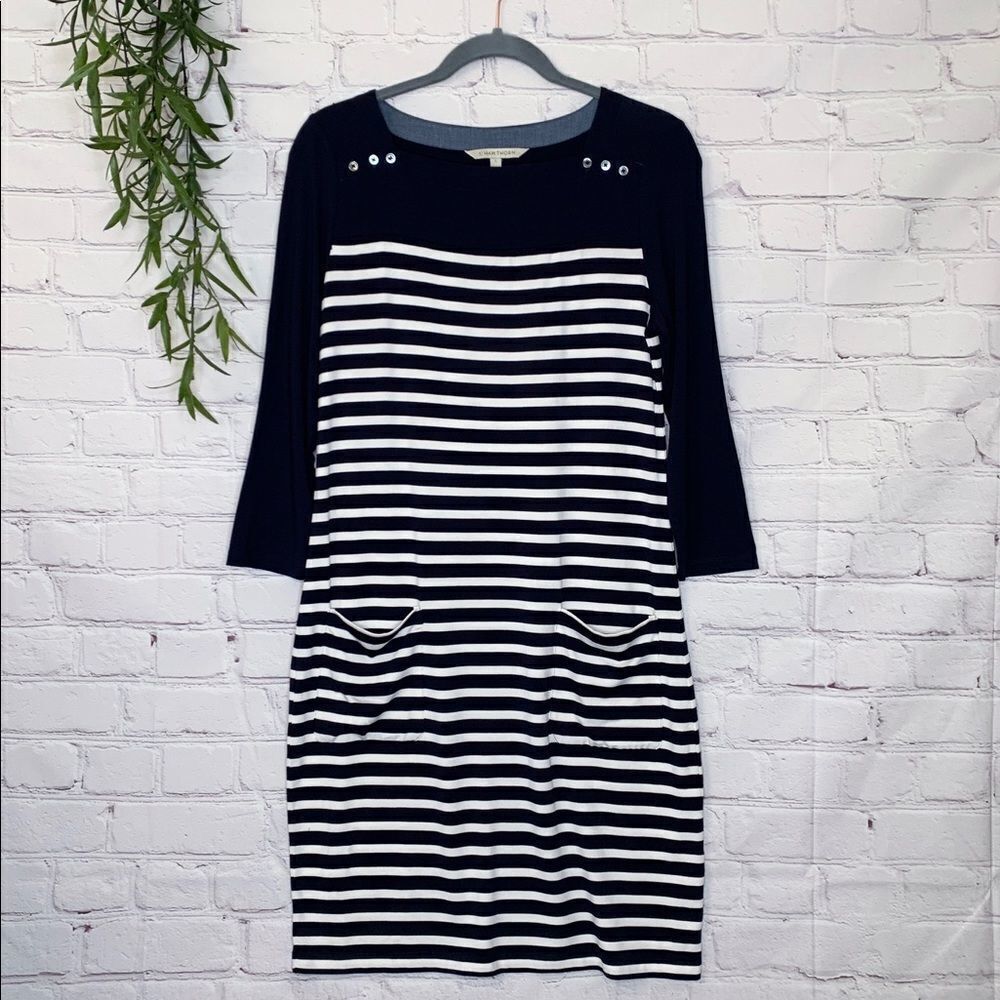 41 Hawthorn‎ striped dress with pockets small